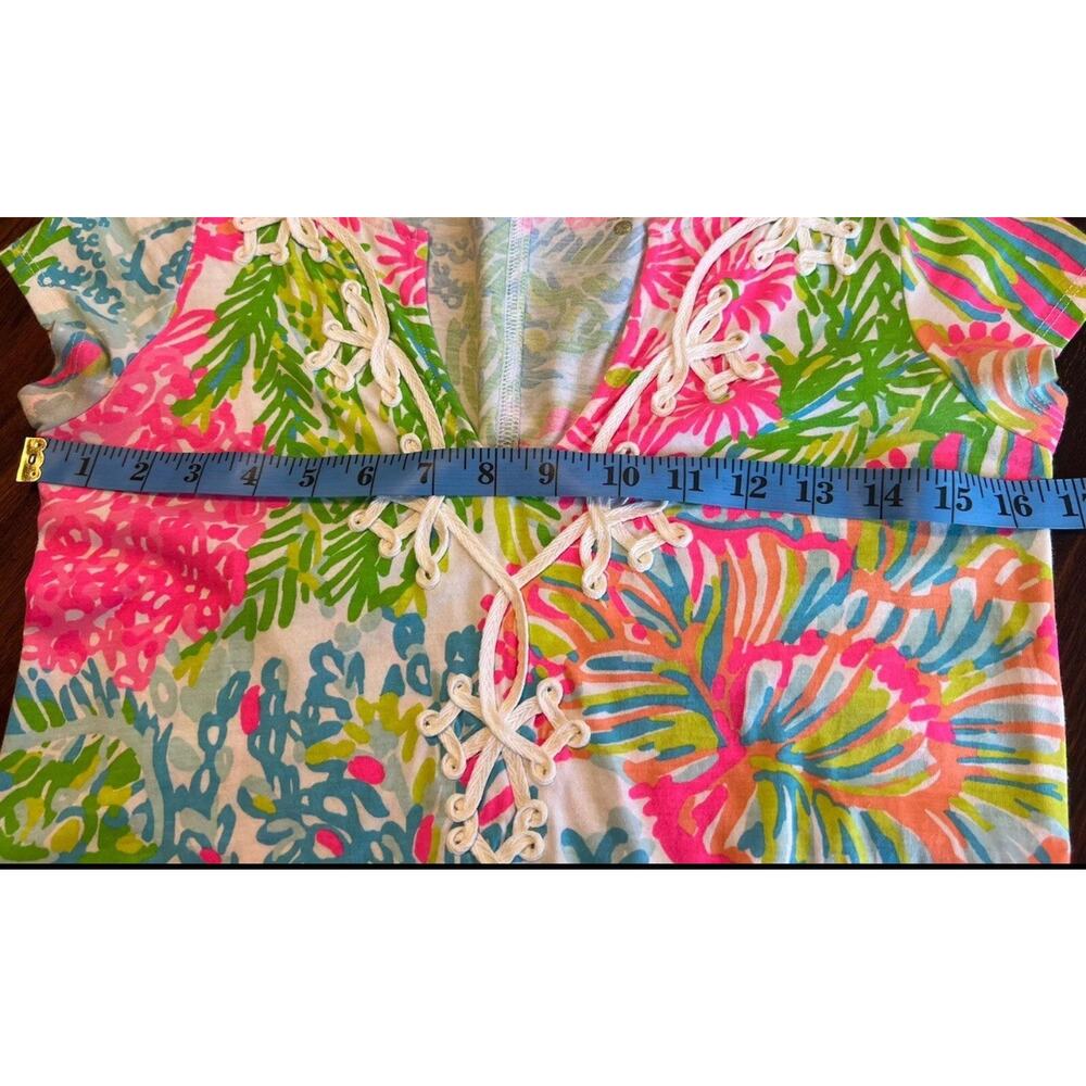 Lilly Pulitzer Brewster More Lovers Coral Dress XS - Picture 4 of 6